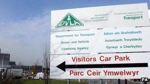 The DVLA is currently based in Swansea but serves the whole of the UK