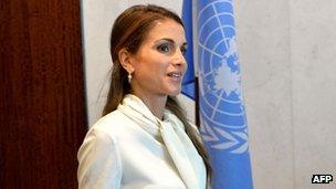 Queen Rania of Jordan, May 2013