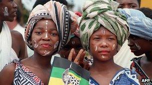 ANC supporters in 1994