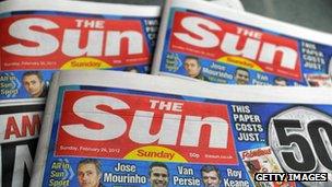 Sun newspaper