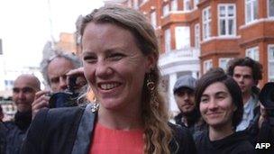 File image of Wikileaks legal activist Sarah Harrison, from 21 June 2012