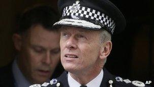 Metropolitan Police Commissioner Sir Bernard Hogan-Howe