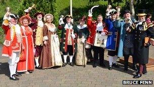 Town criers in Nailsworth