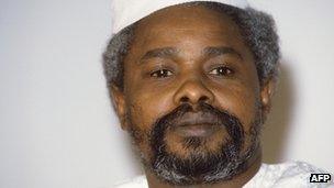 Former Chad President Hissene Habre