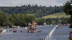 Gloriana at the 2012 Henley Royal Regatta