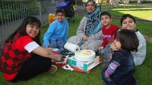 Sabah Usmani and her children who died in house fire in Harlow