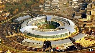 Aerial view of GCHQ headquarters