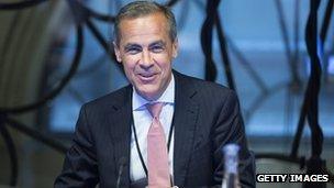 Mark Carney, governor of the Bank Of England, attends a monetary policy committee (MPC) briefing on his first day inside the central bank's headquarters