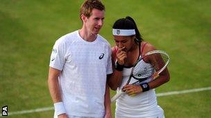 Jonathan Marray and Heather Watson