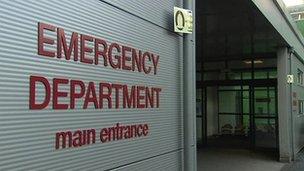 Emergency department entrance