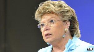 EU Justice Commissioner Viviane Reding