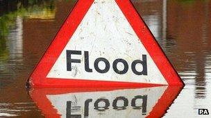 Flood sign