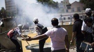 Pro-Morsi protester, Cairo, 5 July