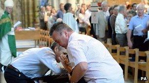 Man is restrained at York Minster