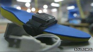 insoles with battery charging abilities