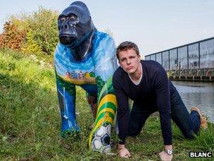 Jake Humphrey on the Go Go Gorilla trail