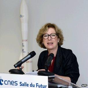 French Minister for Higher Education and Research Geneviève Fioraso