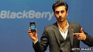 Bollywood film actor and BlackBerry brand ambassador, Ranbir Kapoor