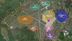 Ministry of Defence (MoD) plans to turn RAF Lyneham in Wiltshire