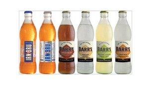 bottles of soft drinks