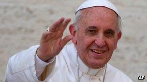 Pope Francis at the Vatican, April 2013