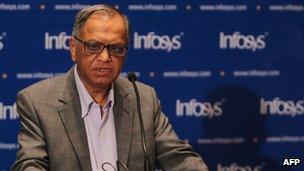 Infosys co-founder Narayana Murthy