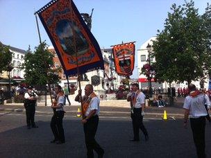 Londonderry flagship Orange Order parade