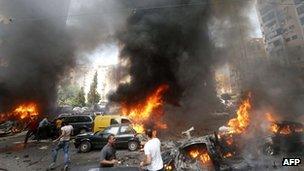 Car bombing in Beirut, Lebanon, on 9 July 2013
