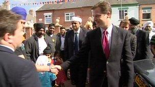 Nick Clegg in the East Midlands