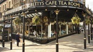 Betty's Tea Rooms in Harrogate