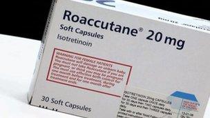 Roaccutane packet