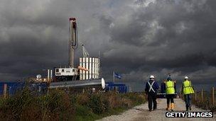 A Cuadrilla fracking site near Preston