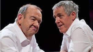 Mel Smith and Smith Griff Rhys Jones