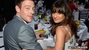 Cory Monteith and Lea Michele