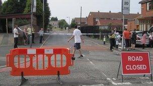 Road closures at Tipton mosque