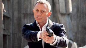 Daniel Craig as James Bond in Skyfall