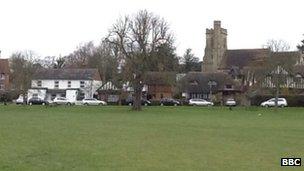 Village green in Kent