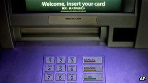 Cashpoint machine