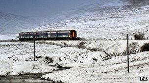 Train near Aviemore