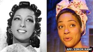 Josephine Baker in 1920s Paris and Cush Jumbo in Josephine and I