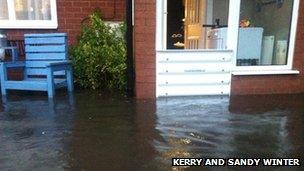 Flood in Swadlincote