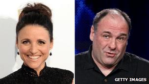 Julia-Louis Dreyfus and James Gandolfini