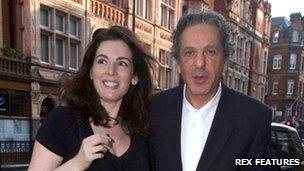 Charles Saatchi and Nigella Lawson at Scotts restaurant in Mayfair, June 2008