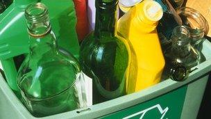 Bottles for recycling