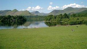 Looking towards Derwent Island from Crow Park