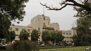 The Faridkot estate is seen in New Delhi, India, Monday, July 29, 2013.