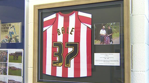 Bale shirt at Whitchurch school