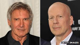 Harrison Ford and Bruce Willis