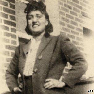 1940s photo made available by the family shows Henrietta Lacks