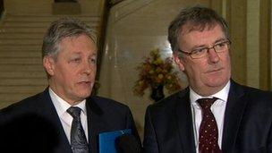 Peter Robinson and Mike Nesbitt